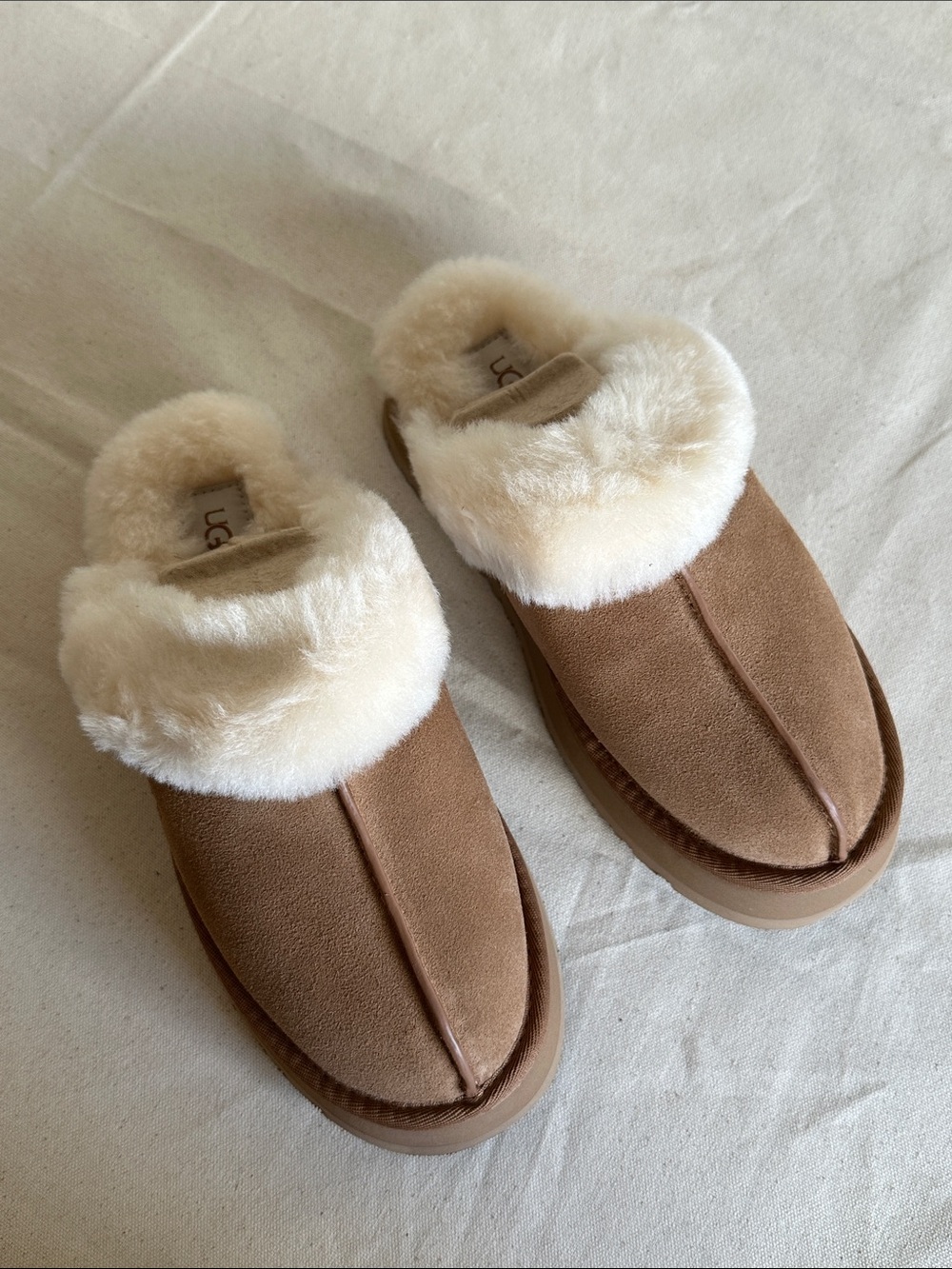 UGG Chestnut Disquette Slippers